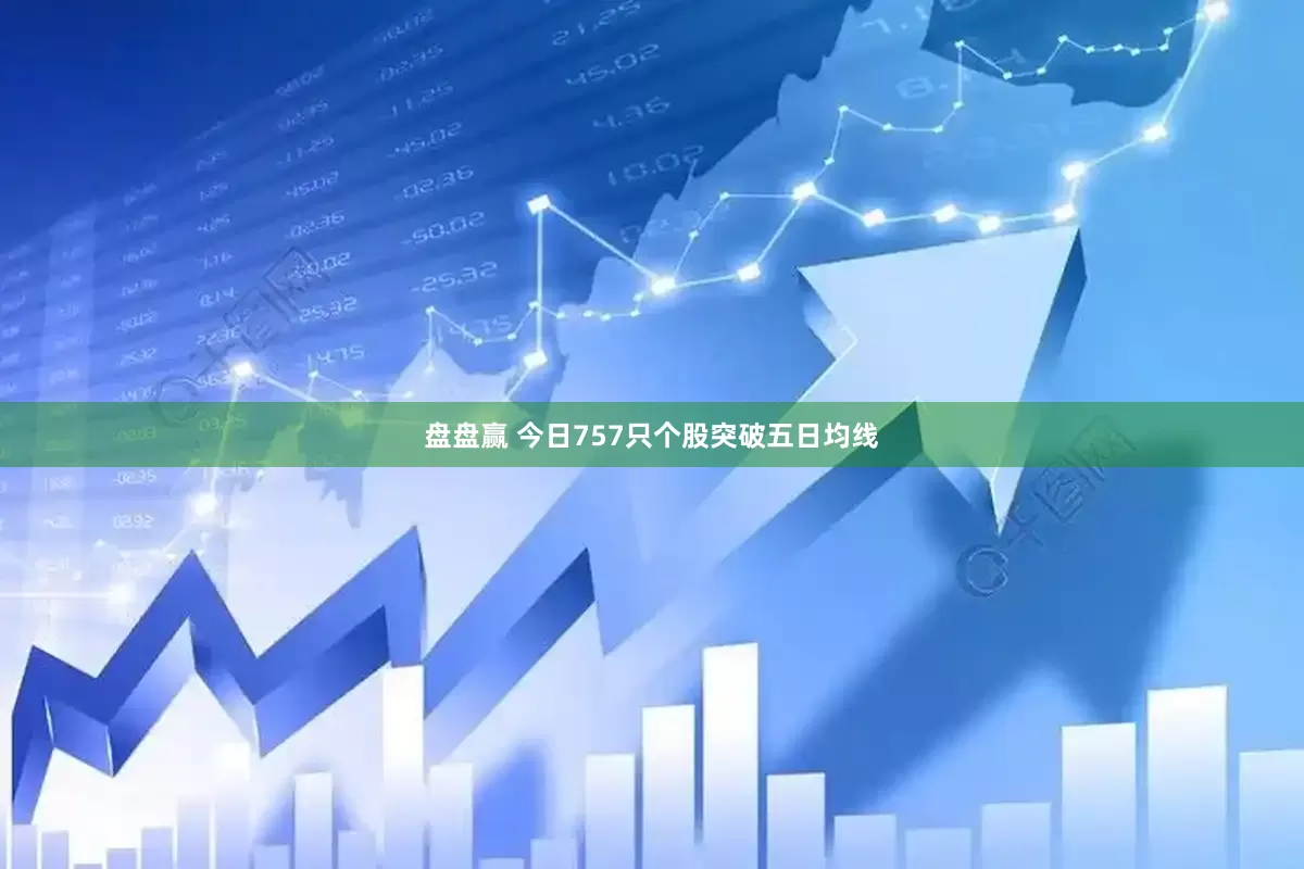盘盘赢 今日757只个股突破五日均线