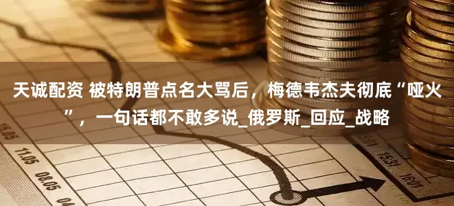 天诚配资 被特朗普点名大骂后，梅德韦杰夫彻底“哑火”，一句话都不敢多说_俄罗斯_回应_战略